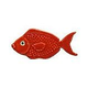 Ceramic Mosaic Sunset Reef Fish 4 inch | 101SS