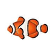 Ceramic Mosaic Clown Fish 10 in x 6 in | CL67