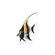 Porcelain Mosaic Reef Fish | Moorish Idol | PORC-MF7-7