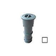 AquaStar 7-1/2" Umbrella Stands with Sleeve and Center Cap | White | US101