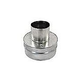 Pentair Sta-Rite 4x8 Metal Flue Collar for Indoor Vertical Venting - Negative Pressure for Distances Over 8' | 77707-0077