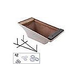 Inter-Fab 6' La Mesa Acrylic Base Only with Jig | White | LAM6