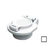 AquaStar Safety Vacuum Lock Wall Fitting 1.5" | White | VLK15T01