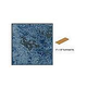 National Pool Tile Verona 3x12 Single Bullnose Pool Tile | Tondela Blue | VR681 SBN