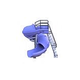 SR Smith Vortex Pool Slide | Ladder & Closed Flume | Blue | 695-209-23