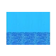 Blue Swirl 24' Round Heavy Gauge Overlap Style Liner | LI2448SB25