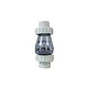 SuperPro Swing-Spring Clear Check Valve with Unions .5lb SlipxSlip 1" | SP0823-10C