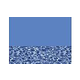 Swimline 2000 Series Standard Gauge 24' Round Print Bottom Overlap Liner | LI2448MB