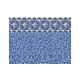Sonoma 21x42' Oval Standard Gauge Unibead 48" Tall Liner | LI2142OTU