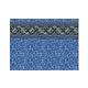Gold Coast 15x26 Oval Heavy Gauge Unibead 52" Tall Liner | LI152652MGU25