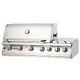 Bull Barbecue 7-Burner Stainless Steel Built-In Natural Gas Grill with Lights | 18249