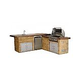 Bull Outdoor Products Gourmet Q Island in Stucco | 31020