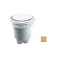 AquaStar 10" Round Suction Outlet Cover | with Solid Riser Ring with 2 Port Double Deep Sump Bucket (VGB Series) | Tan | 10AVR108B