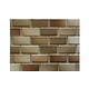 Fujiwa Tile Glasstel Mosaic Series 7/8" x 1-7/8" | Amber | Glasstel-12