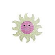 AquaStar Swim Designs Sun Stencil Only | White | F1014-01