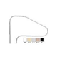 Saftron Return to Deck Mounted 4-Bend Fully Reinforced Handrail | .25" Thickness 1.90" OD | 48"W x 32"H | Beige | RTD-448-B