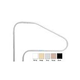 Saftron Return to Deck Mounted 4-Bend Fully Reinforced Handrail | .25" Thickness 1.90" OD | 48"W x 32"H | Gray | RTD-448-G