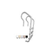 Saftron Elite Series 2-Step Ladder | .25" Thickness 1.90" OD | 21"W x 43"H | Black | P-421-LP2-BK