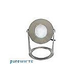J&J Electronics PureWhite LED Underwater Fountain Luminaire | Base Only No Guard | 120V 50' Cord | LFF-S1W-120-NG-WB-50