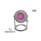 J&J Electronics ColorSplash LED Underwater Fountain Luminaire | Base Only No Guard | 12V 50' Cord | LFF-S1C-12-NG-WB-50