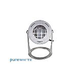 J&J Electronics PureWhite LED Underwater Fountain Luminaire | Base And Guard | 120V 50' Cord | LFF-S1L-120-WG-WB-50