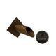 Black Oak Foundry 1.5" Deco Wall Scupper with Diamond Backplate | Brushed Nickel Finish | S911-BN