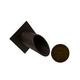 Black Oak Foundry 2" Deco Wall Scupper with Diamond Backplate | Antique Brass / Bronze Finish | S912-AB