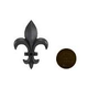 Black Oak Foundry Fleur de Lis Emitter | Antique Brass / Bronze Finish | M901-AB