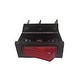 Allied Rocker Switch 15A - Red-Light - 3-Prong | 5-40-0007