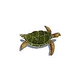 Artistry In Mosaics Sea Turtle Natural with Shadow Mosaic | Small - 9" x 13" | SESNATRS