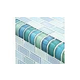 Artistry In Mosaics Crystal Series - Trim Turquoise Blue Blend Glass Tile | TRIM-GC82348T1