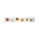 Artistry In Mosaics Step Markers Shells Tan Mosaic | 3" x 24" | SMSHETAN