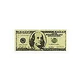 Porcelain Mosaic $100 Dollar Bill | 6" x 3" | PORC-DB26