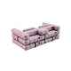 Pigro Felice Modul'Air 2-in-1 Inflatable Sofa Double Lounger Pool Float | Rose Pink | 921986-RPINK