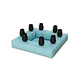 Pigro Felice Modul'Air 2-in-1 Inflatable Drink Cooler Pool Float Bar | Aqua Blue | 921992-AQUABLUE