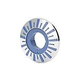 Brilliant Wonders 1.5" LED Light Faceplate Stainless Steel | Light Blue Accent | 25503-559-220