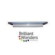 Brilliant Wonders 84" LED Waterfall Back Port | 6" Lip | 100 Ft. Cord | Gray | 25677-731-000