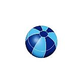 Artistry In Mosaics Beach Ball Blue Mosaic | 7" | BBABLUS
