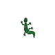 Artistry In Mosaics Gecko Green Mosaic | Baby - 3" x 6" | GECGREB