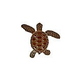 Artistry In Mosaics Loggerhead Turtle Mini Brown Mosaic | C -  4" | TLMBROCB