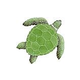 Artistry In Mosaics Loggerhead Turtle Green Mosaic | Large - 20" x 20" | TLOGREL