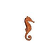 Artistry In Mosaics Seahorse Brown Mosaic | Small - 13" x 6" | SEABRORS
