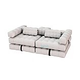 Pigro Felice Modul'Air 2-in-1 Inflatable Sofa Double Lounger Pool Float | Matte White | 921986-MWHITE