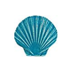 Artistry In Mosaics Seashell Mosaic | Aqua - 5" | SSHAQUB