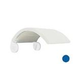 Ledge Lounger Signature Collection Chair Shade | Gray Frame - Pacific Blue Fabric Stock Color | LL-SG-CR-SH-GY-STD-4601
