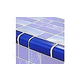 Artistry In Mosaics Twilight Series Trim Glass Tile | Royal BLue Mixed | TRIM-GT8M4896B9