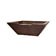 Grand Effects 30" SQ Concrete Corinthian Water Bowl | MFGnumber