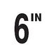 Inlays Depth Marker 5" Frost Proof Tile | 6 IN Non-Skid | CC620506