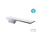 Inter-Fab La Mesa Base with Duro-Beam aquaBoard™ Board Complete | 6' White with White Top Tread and White Base | DB6WW-LAM6