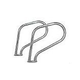 Inter-Fab Gibralter Grab Rails Complete | Pair | Powder Coated Black | G4G049C-2